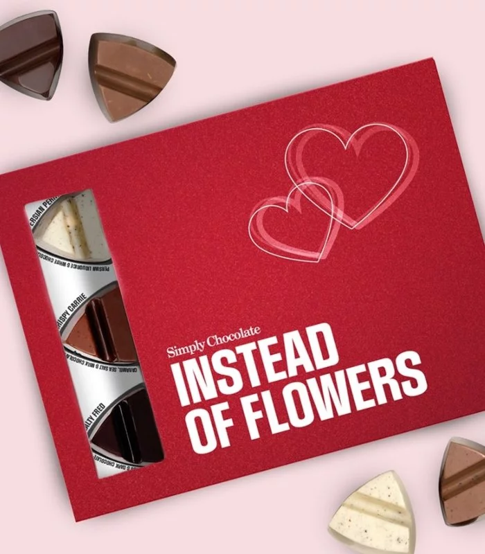 Chokladask till fars dag- Instead of flowers